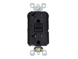 Generac GF20BK 20-Amp 120V GFCI Outlet â Outdoor Weather-Resistant Duplex Receptacle â Type A 2-Pin Plug-In â For Generator, RV, Construction Site â Heavy-Duty Plastic Housing