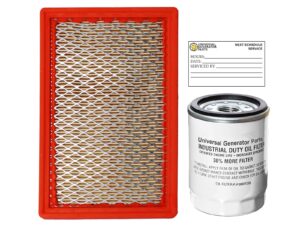 Generac 0E9371A & Universal Generator Parts Replacement for 070185ES (Filter with Oil)