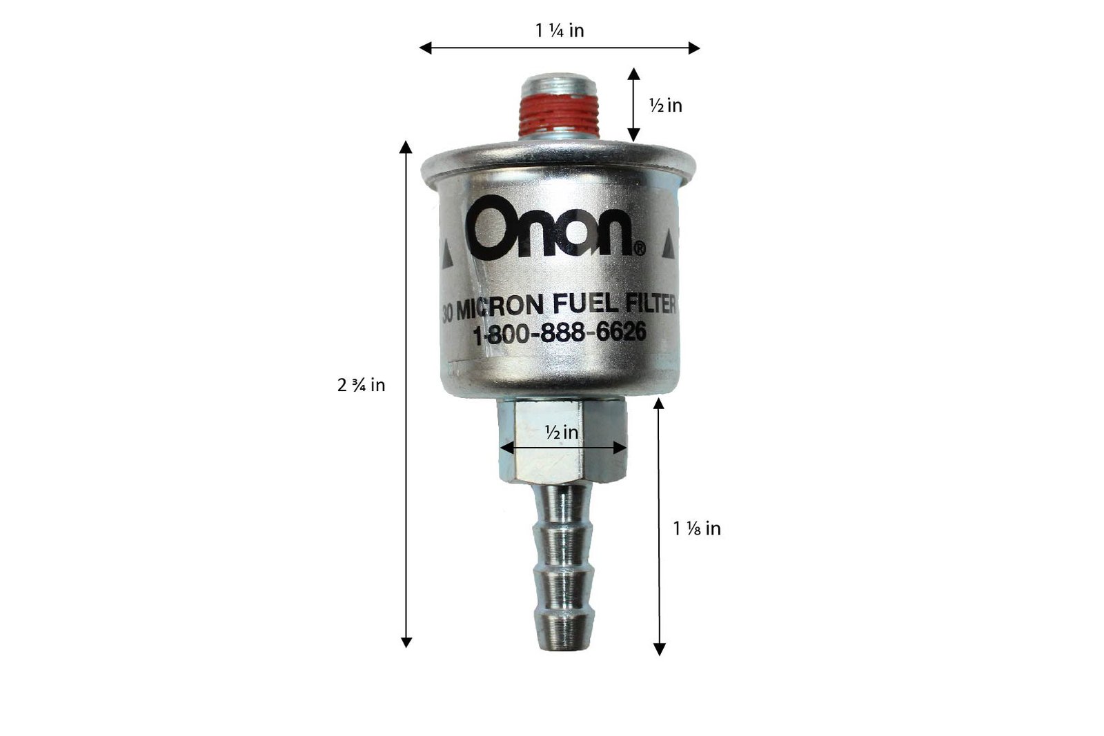 UGP Onan 0122-0836 Oil Filter, 0167-1638 Spark Plug, and 0149-2341 Fuel Filter - Image 2