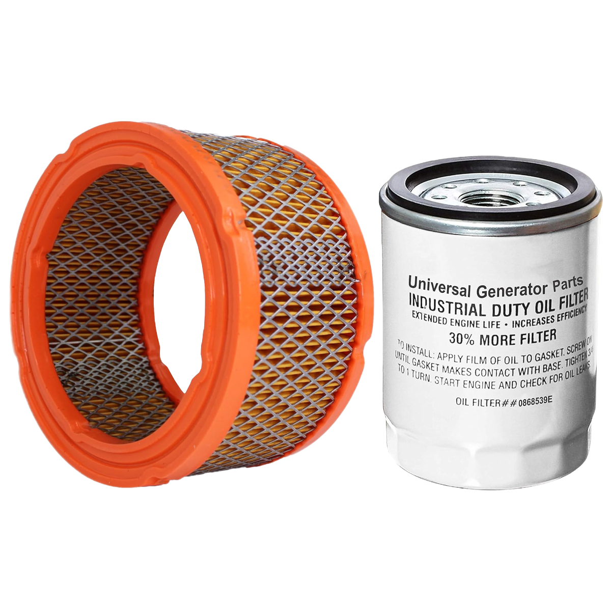 Universal Generator Parts Replacement Kit -070185E Oil Filter 070185ES - Universal Generator Parts 0C8127 Air Filter & Oil Filter Set for Improved Engine Performance and Protection.7kw-18kw - Image 5
