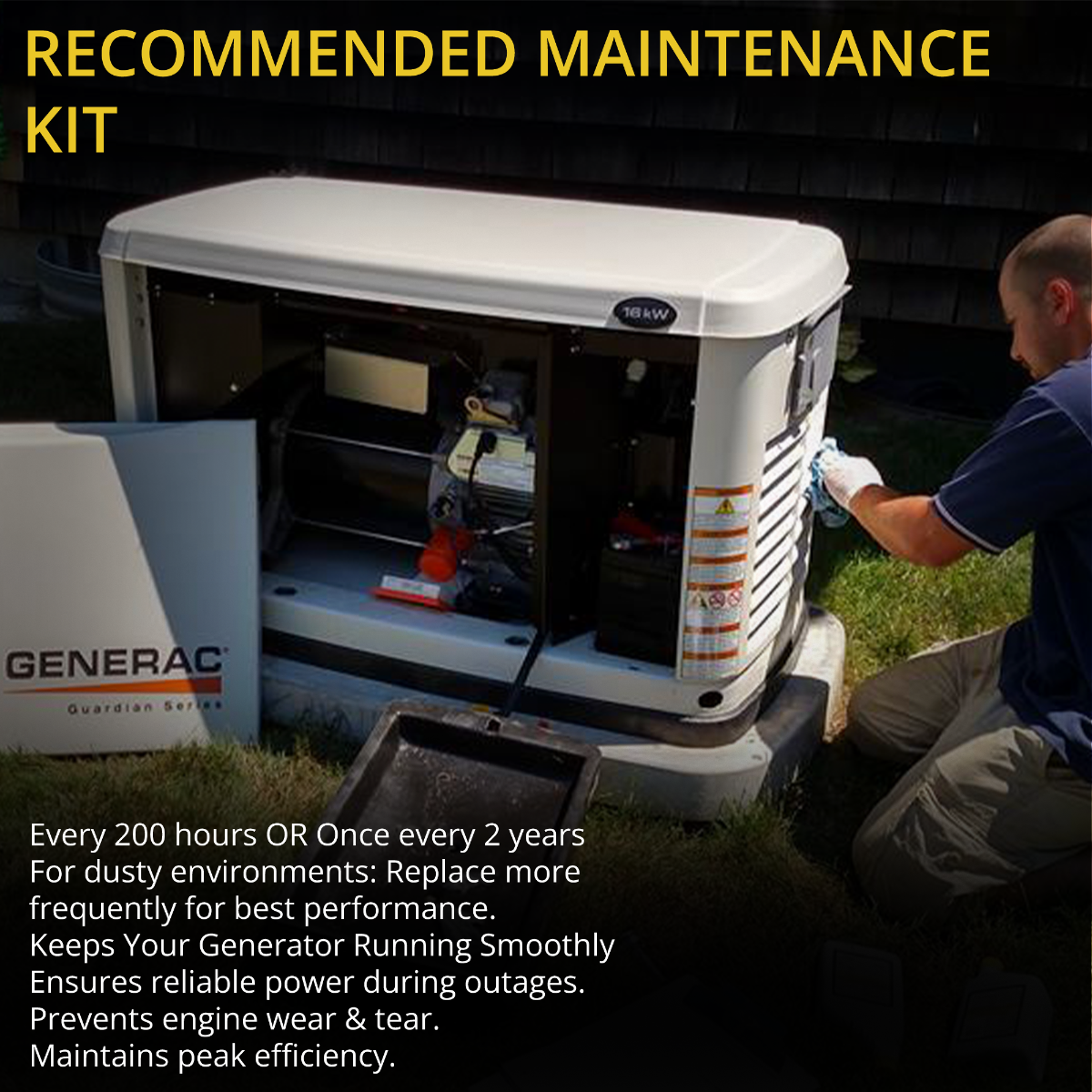 Universal Generator Part- 6484 Replacement Kit for Home Standby Generators with 12-18 kW 760cc-990cc Engines-Easy Installation & Long Term Performance - Image 9