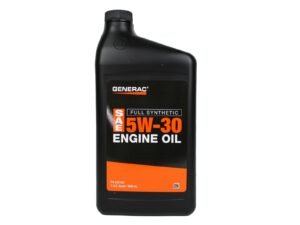 GENERAC-Full Synthetic Motor Oil 5W-30 SN- Compatible 12kw 18kw Engine Generators-High-Performance Synthetic Oil-Cold-Start Protection-Anti-Wear-API SN Certified-Part# 0J5140-Quart Bottle 0J5140 (qt)