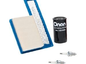 ONAN Generator Replacement Kit-Compatible with 5500kw and 7000kw Generator Engines- Air Filter 0140-3116, Onan Oil Filter 0122-0836, and Spark Plug 0167-1638-Easy Installation