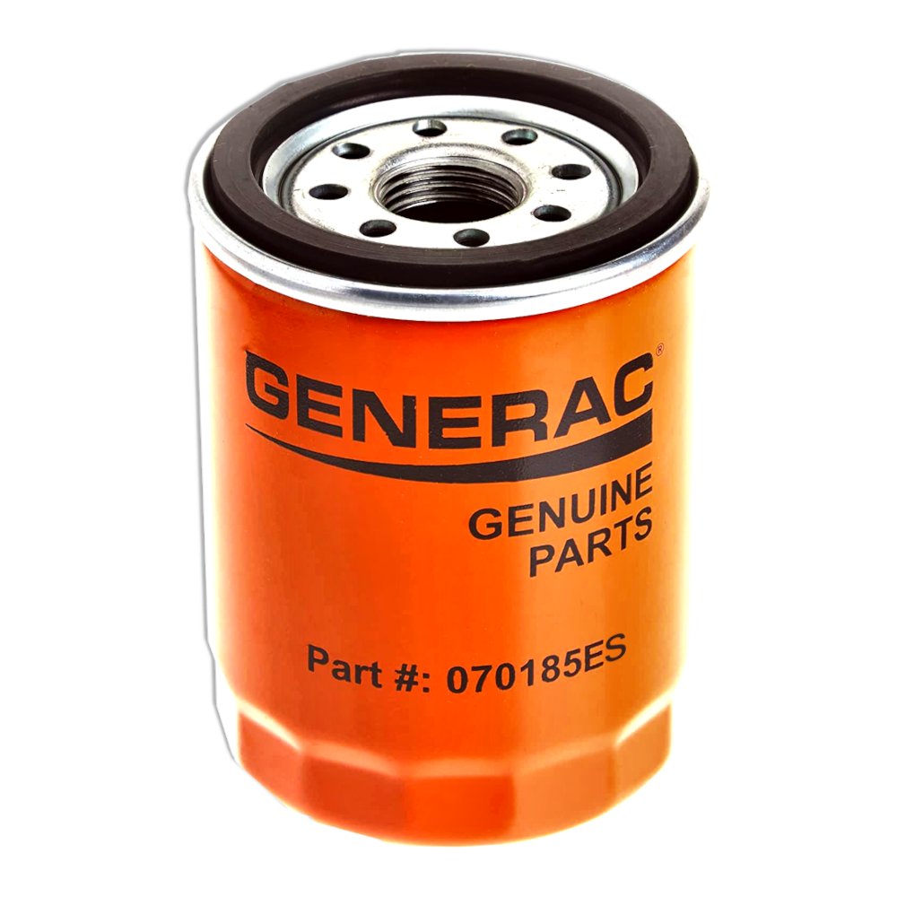 GENERAC 070185ES Replacement Oil Filter Compatible with 8kW to 24kW Generator Engines Durable Air-Cooled & Portable Generator Part Easy Installation and Long-Term Performance