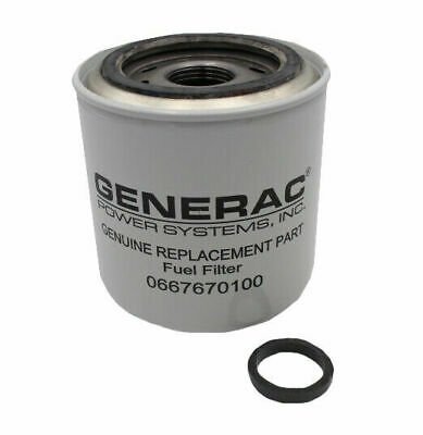 GENERAC Replacement Fuel Filter 0667670100- Compatible with Generac Generators Durable, High-Performance Engine Part Easy Installation Long-Lasting Power & Reliable