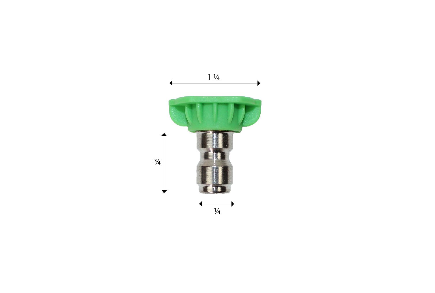 Universal Generator Part-Pressure Washer Nozzle Tip - 25 Degree Spray Angle - High Pressure Washer Replacement Part - Fits 004360 EV and 0063210 Models - Ideal for Cleaning Cars & Outdoor Use- Green - Image 3