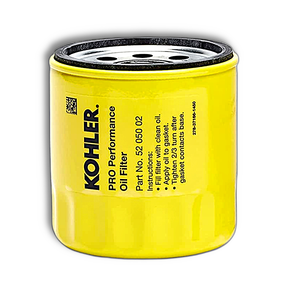 Kohler 52 050 02-S Engine Oil Filter Genuine OEM Replacement Part, Metal Construction, High-Performance Part for Kohler Engines Fits Lawn Mowers, Tractors, Tractor, Lawn Mower and Skid Steer