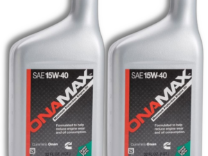 OnaMax Oil 15W-40 Full Synthetic Generator Motor Oil 2 Quart