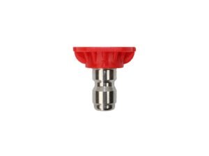 Universal Generator Part - Replacement Pressure Washer Nozzle Tip (0Â°) - High-Pressure Spray Accessory for Optimal Cleaning Power, Durable, Compatible with Most Pressure Washers (Red)