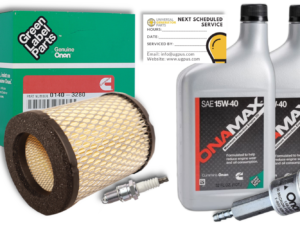 Onan Tune Up Kit for RV Generator Model KY 4000, Spec A-P Non-Evap Models with Oil