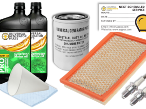 Generac 6482 Maintenance Kit with 10W-40 Motor Oil by Universal Generator Parts