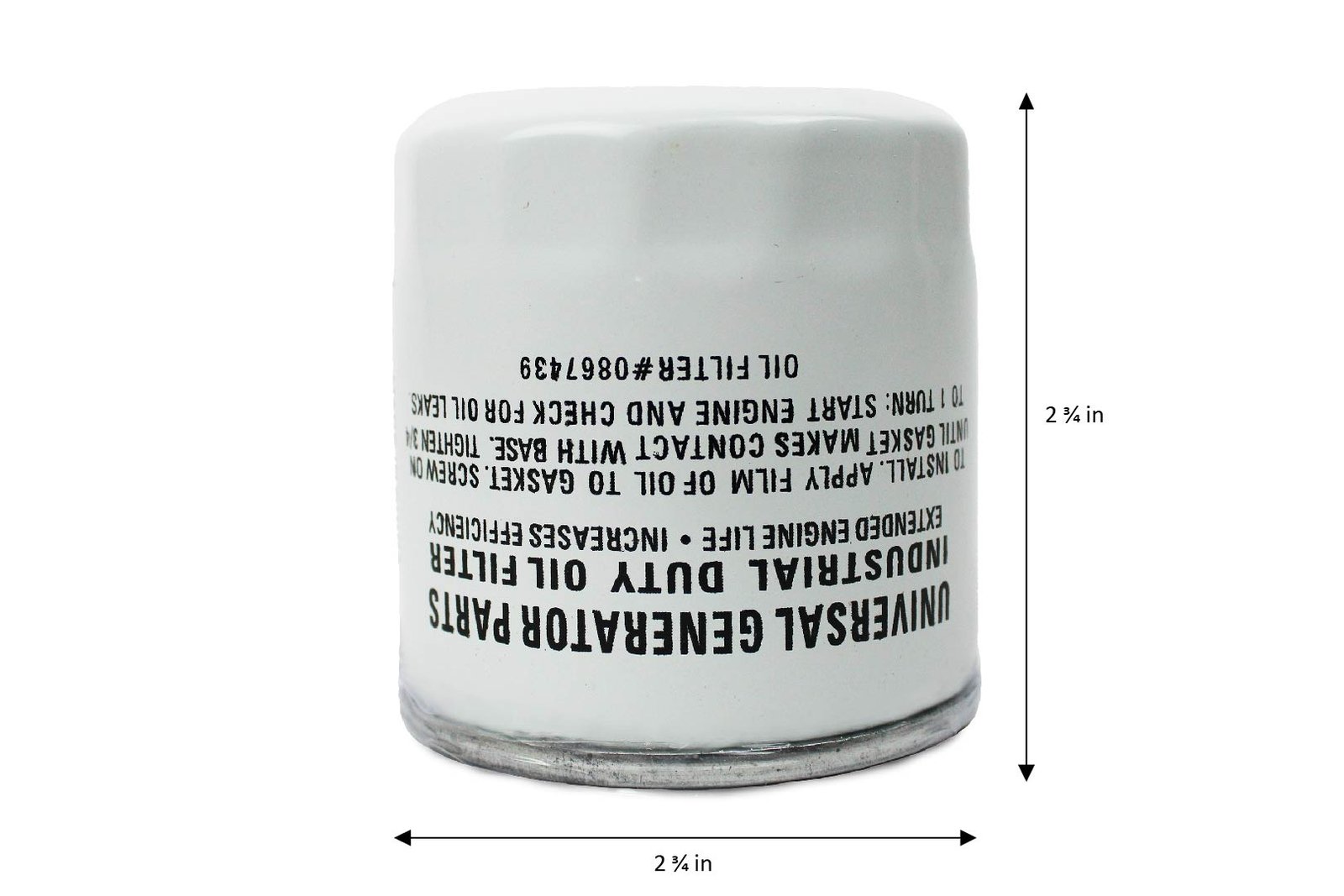 GENERAC 070185D Oil Filter Genuine OEM Replacement Part for Generators Durable, Reliable & Long-Term Performance Easy to Install Compatible with Most Air-Cooled Generac Engines - Image 4