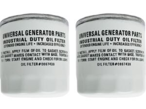 Universal Generator Parts 070185D Oil Filter OEM Replacement Part for Generators Durable, Reliable & Long-Term Performance Easy to Install Compatible with Most Generator Engines (2 Pack)