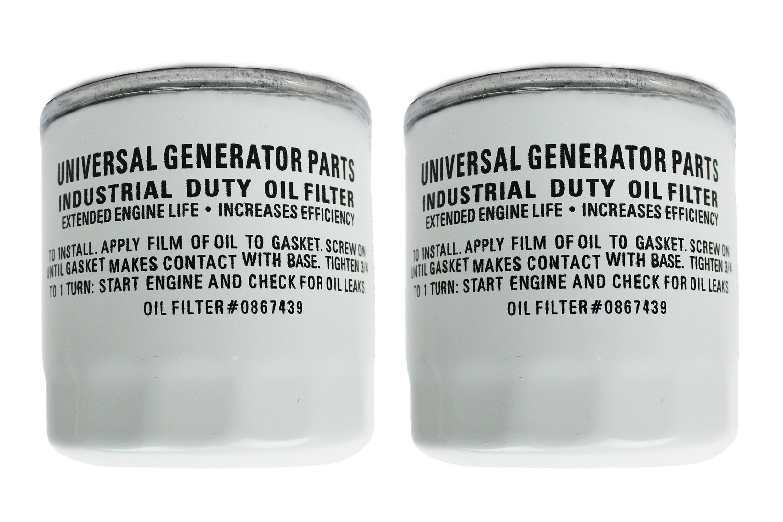 Universal Generator Parts 070185D Oil Filter OEM Replacement Part for Generators Durable, Reliable & Long-Term Performance Easy to Install Compatible with Most Generator Engines (2 Pack)