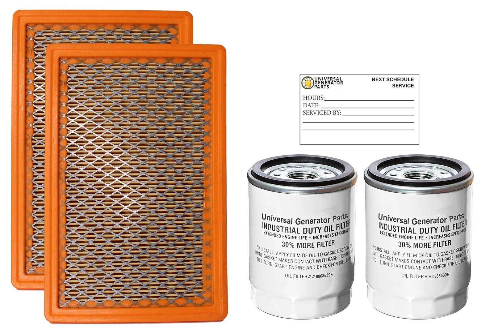 Universal Generator Part-0E9371AS and 070185E and 070185ES Replacement Kit-Compatible with 10-20kw Generator Engines- Durable & Long Term Performance-Easy Installation (2 Pack)