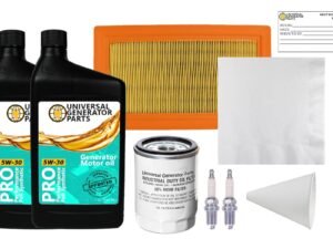Universal Generator Part-0J93230SSM Replacement Kit-20kW-26kW SM 999 Generators - Full Synthetic 5W30 Engine Oil-High Performance & Reliable Repair Solution