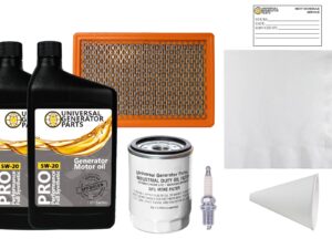 Universal Generator Part- A0002074675 Replacement Kit 5w-20 Motor Oil-Compatible with 8kw- Generator Engines-Long Term Performance & Easy Installation-Replaces Kit 0J93200SSM