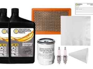 Universal Generator Part- A0002074698 Replacement Kit 5w-20 Motor Oil-Compatible with 6kw-11kw Generator Engines-Long Term Performance & Easy Installation-Replaces Kit 0J93210SSM