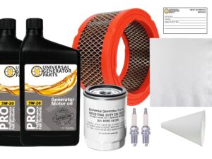 Universal Generator Part-A0002075499 Replacement Kit 5w-20 Motor Oil-Compatible with 12kw-18kw Generator Engines-Long Term Performance & Easy Installation-Replaces Kit 0j57670SSM