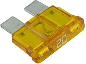 Universal Generator Part - Replacement 20 AMP Automotive Blade Fuse-Durable, Reliable Generator Part- Long Term Performance -Fast-Acting, Easy to Install (25 Pack) Yellow